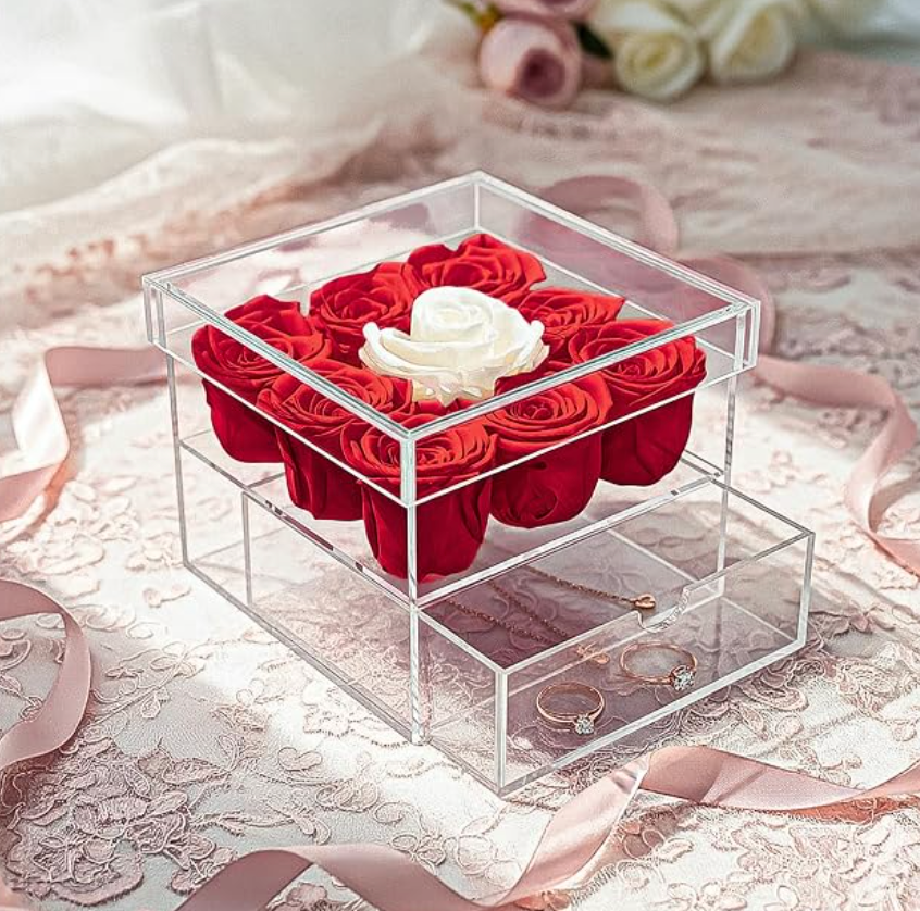 Box of 9 Eternity Roses