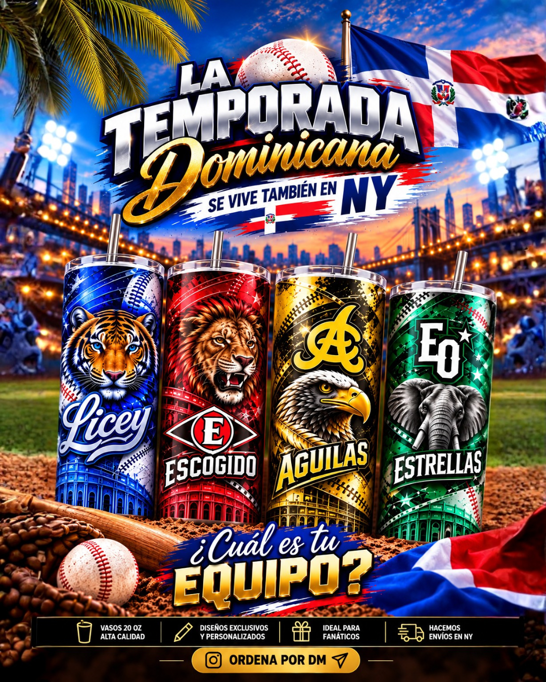 Tumblers de Beisbol