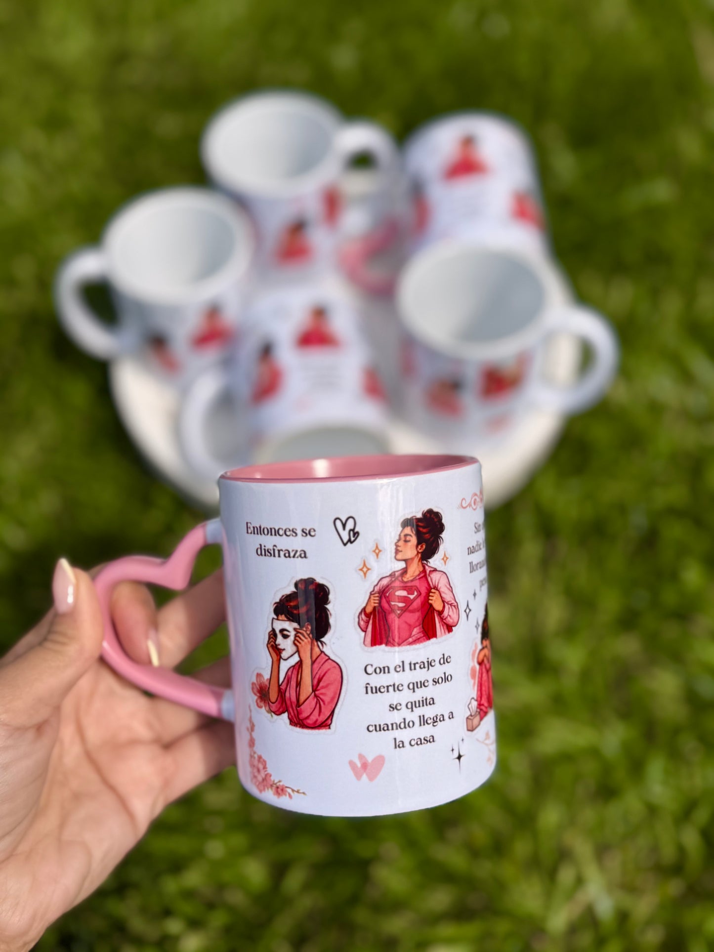 La Niña Que Fui Heart Mug
