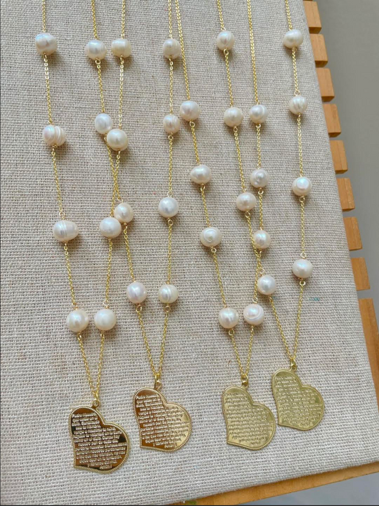 Oración Padre Nuestro Necklace